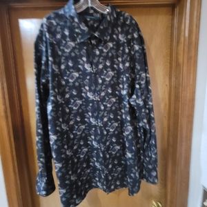 Perry Ellis Mens 3xl long sleeve  shirt